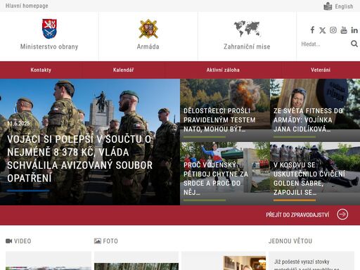 ministerstva obrany české republiky a armáda české republiky