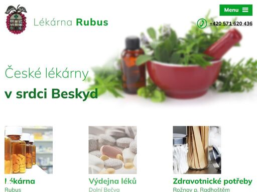 jedná se o české lékárny a další zdravotnické provozovny společnosti rubus pharma, které poskytují svoje služby.
