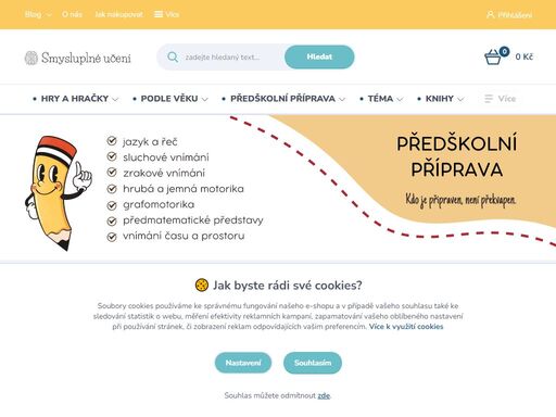 podpora přirozeného vývoje dětí, předškolní příprava, rozvoj dětí se speciálními potřebami a domácí vzdělávání