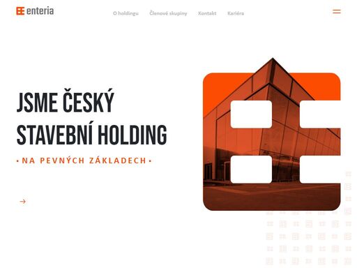 enteria je holding, který spojuje české společnosti zaměřující se na různé oblasti stavební činnosti. díky tradiční kvalitě českého stavebnictví, společenské odpovědnosti a vysoké mravní hodnotě jsme důvěryhodným partnerem a dobrým zaměstnavatelem.