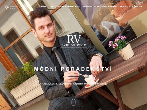 rv fashion style s.r.o., pánská móda, dámská móda, obleky, oblékání, saka, kalhoty, kravaty, košile, profesní zakázky, vip služby nejen pro manažery.