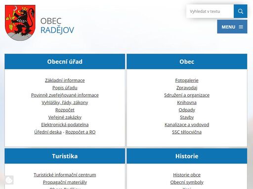 radějov je obec v okrese hodonín. obec leží na okraji lesního horského pásma bílých karpat u potoka radějovky.