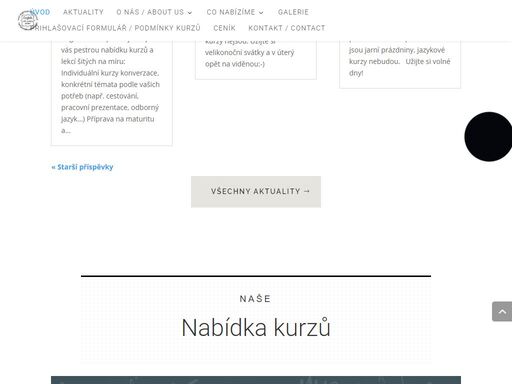 zápis do kurzů začínáme již v týdnu od 11. září 2017. zápis probíhá od 28.8. do 8