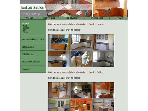 výroba nábytku, nábytek, stolařství, dřevovýroba, kuchyně,masiv,vestavený nábytek,skříně,dětské pokoje,odkládací stěny,kancelářský nábytek, koupelny,3d návrhy,projekt,spotřebiče,valašská bystřice kuchyně barabáš - výroba dřevěných výrobků již 5 generací od roku 1989 ve valašské bystřici.