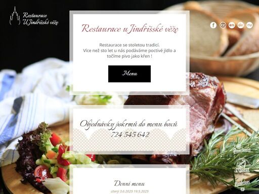 restaurace u jindřišské věže s více než stoletou tradicí a poctivým jídlem