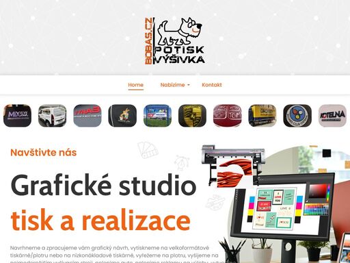 specializujeme se na velkoplošný tisk(bannery, billboardy, plakáty, polepy vozidel). zabýváme se také potiskem triček, tvorbou 3d nápisů. bobas - reklama