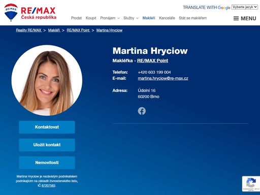 www.remax-czech.cz/reality/re-max-point/martina-hryciow