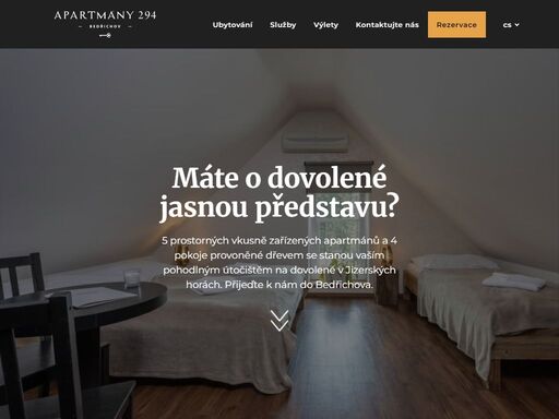 penzion apartmany 294 nabízí celoroční ubytování v bedřichově. užijte si dovolenou v jizerských horách nebo si u nás uspořádejte firemní či soukromou akci.