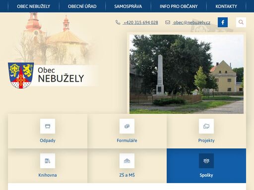 oficiální stránky obce nebužely