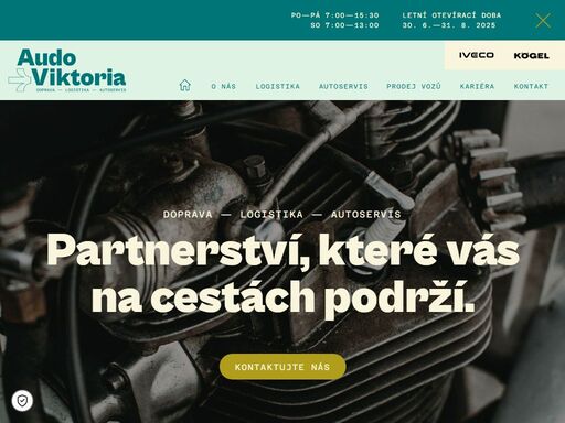 zajistíme dopravu, spedici i skladování. autorizovaný servis iveco a pneuservis. prodej nákladních vozů a návěsů kögel. spolehlivý partner na cestách.

