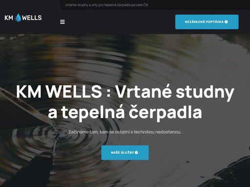 provádíme vrtané studny, vrty pro tepelná čerpadla a instalaci čerpací techniky po celé české republice.