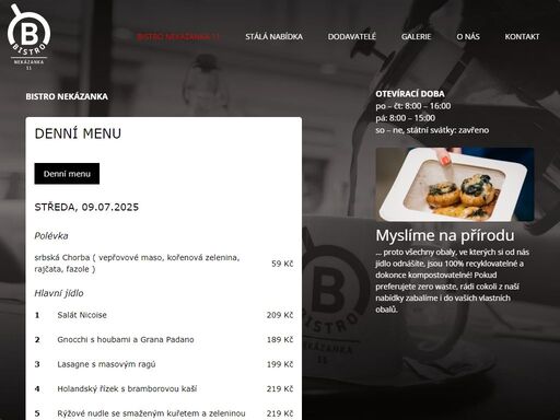 bistro v centru prahy