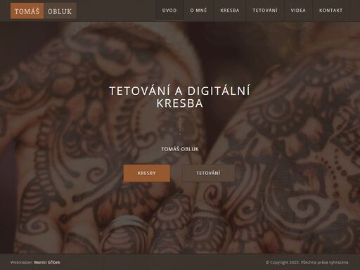 tomáš obluk - tetování a digitální kresby