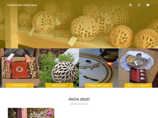 chráněné dílny charity opava. vítáme vás na e-shopu chráněných dílen charity opava.  přehledně a pohodlně si zde vyberete keramické a šité výrobky, které vznikly pod rukama zaměstnanců našich chráněných dílen. dále můžete zabrousit do pestrého přehledu dárkových sad, objednat vše potřebné ke křtu a seznámit se s další…