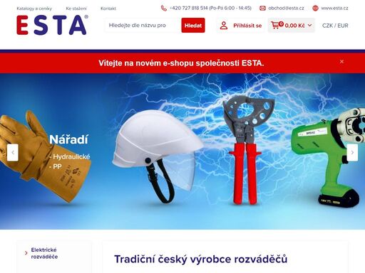 esta je tradiční výrobce přípojkových, rozpojovacích a elektroměrových rozváděčů v české republice. zaručujeme vysokou kvalitu, spolehlivost a trvanlivost.
