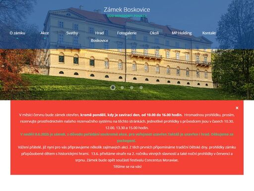 zámek boskovice