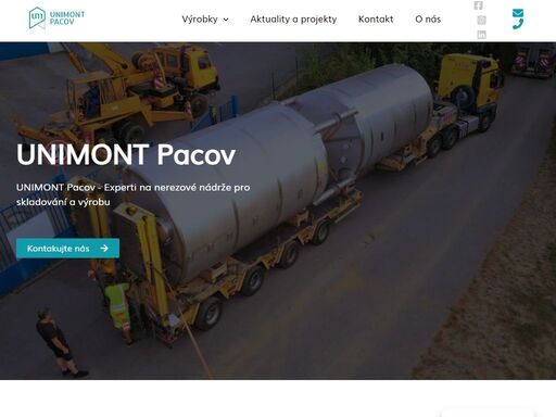 unimont pacov, expert na nádrže pro skladování a výrobu. unimont pacov disponuje odbornými znalostmi v oblasti konstrukce a instalace nádrží.