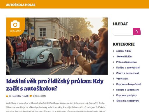 autoškola holas nabízí profesionální výcvik pro získání řidičského průkazu. nabízíme teoretické kurzy a praktické jízdy s certifikovanými instruktory. zjistěte více o našich výhodných balíčcích kurzů a cenících. přihlaste se ještě dnes do naší autoškoly v praze a začněte svou cestu k bezpečnému řízení. page jeden
