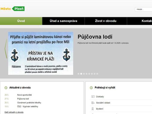 portál městského obvodu plzeň 5