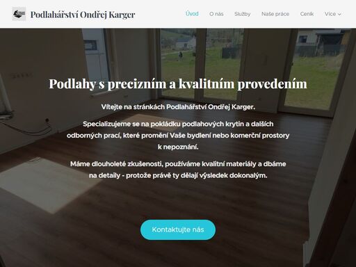 podlahy s precizním a kvalitním provedením