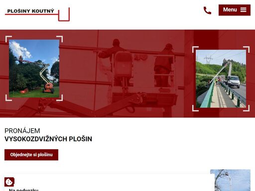 již více než patnáct let vám pomáháme ve stavebních pracích. od pronájmu plošin až po pokrývačské práce - koutný group s.r.o.