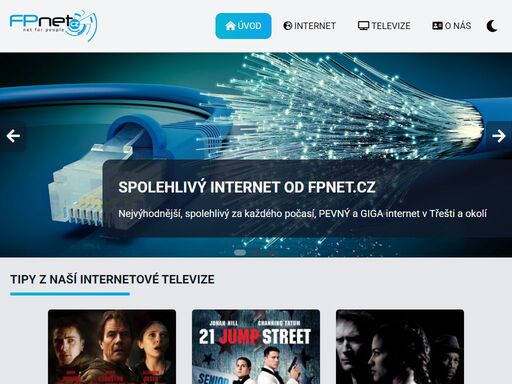 vysokorychlostní internet a levné volání - fpnet.cz - poskytovatel kvalitního, levného a rychlého bezdrátového inetnetového připojení pro domácnosti i firmy v třešťi a okolí.