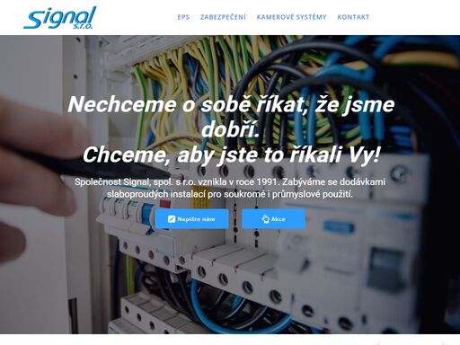 nedopustíme, aby malé problémy přerostly ve velké. jsme experti v oblasti elektronického zabezpečení - eps, kamerové systémy, zabezpečení objektů atd.