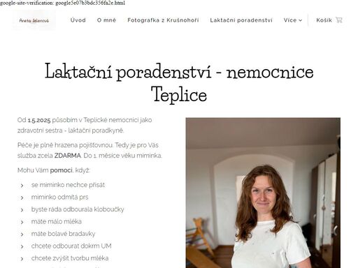 laktační poradenství - nemocnice teplice