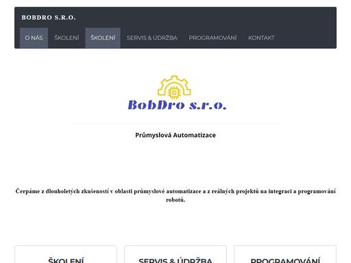 průmyslová automatizace a robotizace. programování, školení, servis a údržby robotů kuka a fanuc.