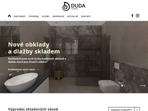 koupelnové studio duda-koupelny nabízí široký výběr italských obkladů a dlažeb, grafické návrhy, odborné poradenství, rozvoz, stavební práce a motáže. nabízíme velkoformátové obklady a dlažby, 2 cm dlažby, design dřeva, kamene, stěrky, betonu, mramoru,...