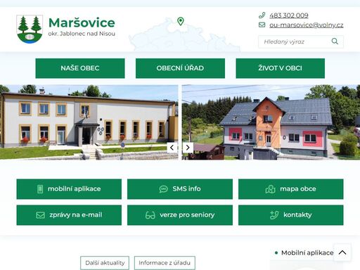 oficiální stránky obce maršovice