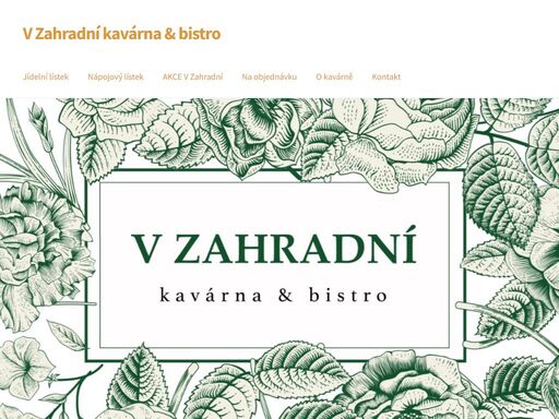 kavárna a bistro v zahradní