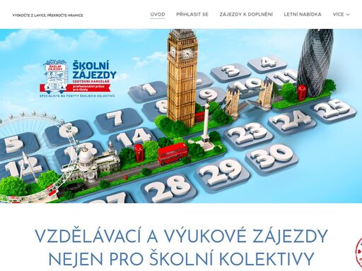 vzdělávací a výukové zájezdy nejen pro školní kolektivy