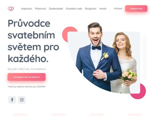průvodce svatebním světem pro každého. na pár kliků do manželství.