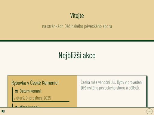 děčínský pěvecký sbor