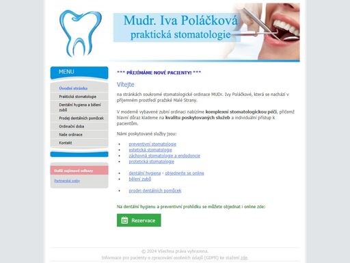 poláčková, stomatologie