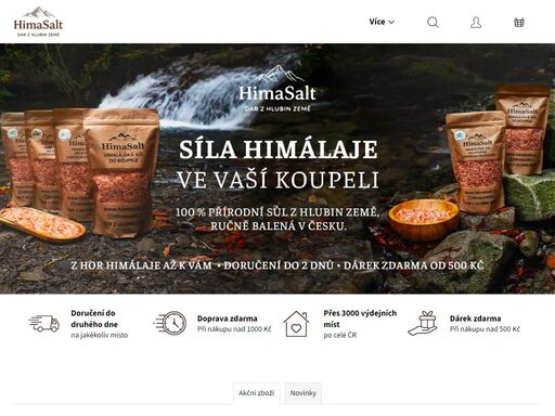 o nás. ? za himasalt nestojí žádný korporát ani marketingový konstrukt. jsme malá česká firma, která věří v sílu přírody ?? a v to, že skutečná kvalita nepotřebuje žádné přísady.
naše koupelová sůl pochází přímo z himálaje ??? – z míst, kde po miliony let vznikala v naprosté čistotě. bez rafinace. bez chemie. bez…