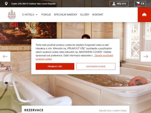 náš lázeňský dům nabízí spa/wellness procedury a je v centru karlových varů. rezervujte nyní na oficiálním webu a ušetříte až 20%.