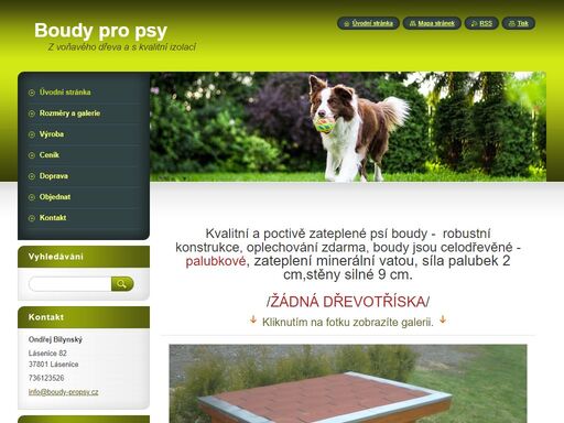 zateplené psí boudy za nejnižší ceny