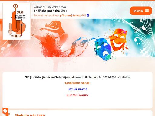 základní umělecká škola jindřicha jindřicha cheb poskytuje vzdělání v oboru hudebním, tanečním, výtvarném a literárně dramatickém.