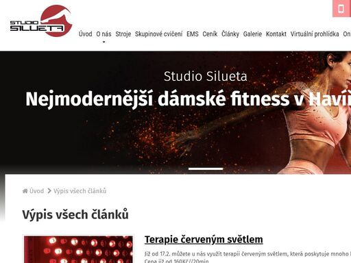jsme jedno z nejmodernějších dámských fitness center v havířově a okolí. jsem studia silueta.