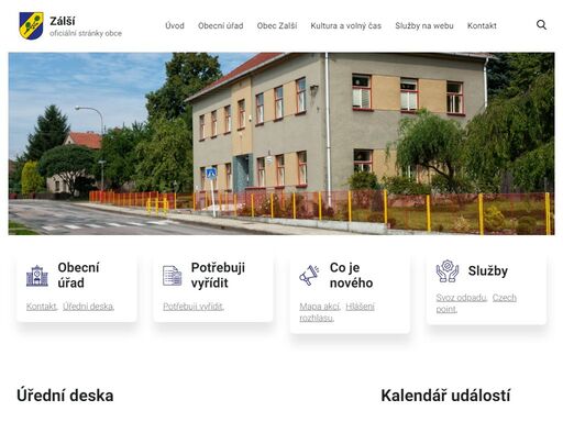 obec zálší - oficiální stránky