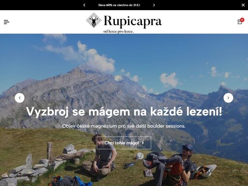 rupicapra vyrábí špičkové magnezium pro bouldering a sportovní lezení. lezci pro lezce – pro maximální výkon a grip na skále i na stěně.