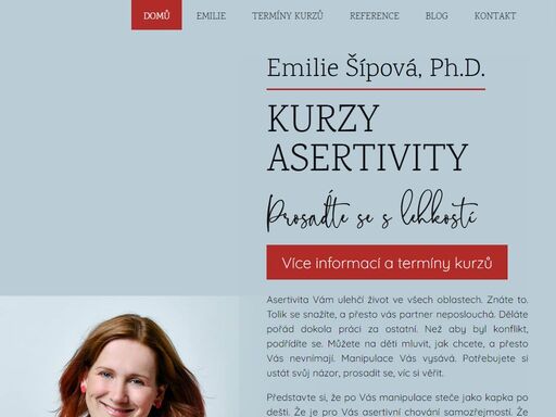 kurzy asertivity – mgr. emilie šípová, ph.d.