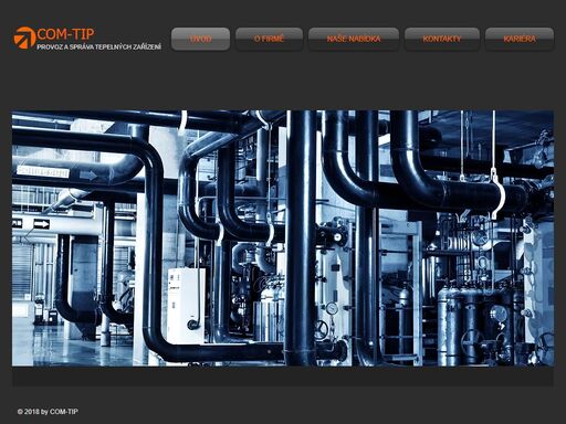 com-tip provoz a správa tepelných zařízení. společnost com-tip působí v oblasti tepelné energetiky.