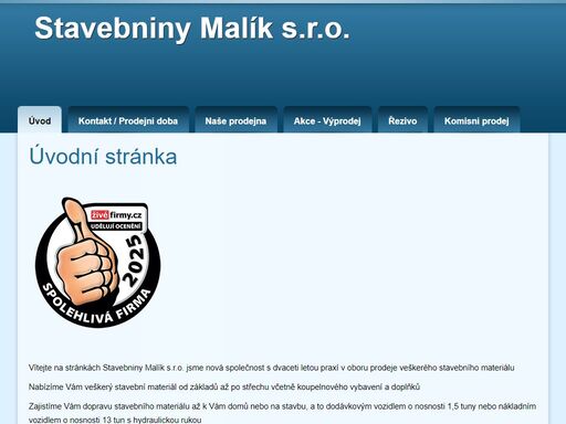 www.stavebninymalik.cz