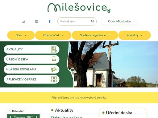 obec milešovice