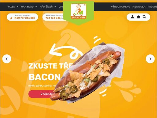 rozvoz pizzy plzeň. hotdogy, burgery, čína až k vám domů.