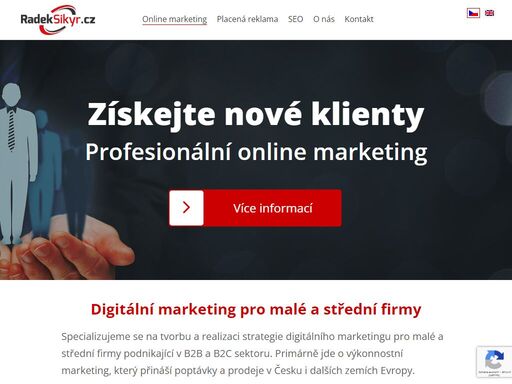 pracujeme pro váš úspěch. vytváříme a realizujeme úspěšné marketingové strategie. získáme vám nové zákazníky.