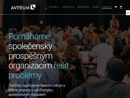 pomáháme společensky prospěšným organizacím řešit problémy?. tvoříme, zajišťujeme finanční zdroje a řídíme projekty s udržitelným společenským dopadem.